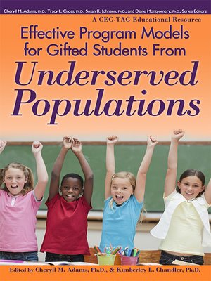 cover image of Effective Program Models for Gifted Students from Underserved Populations